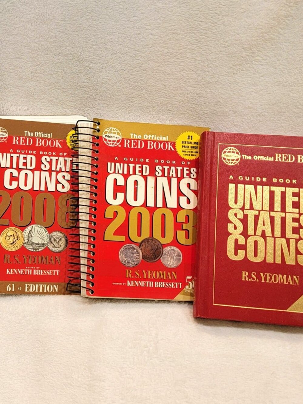 1999, 2003, 2008 Coin Red Books